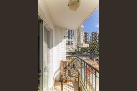 Varanda da Sala de apartamento para alugar com 3 quartos, 79m² em Vila Andrade, São Paulo