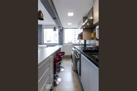 Cozinha de kitnet/studio à venda com 1 quarto, 29m² em Água Branca, São Paulo