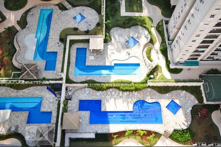 vista para piscina de apartamento à venda com 2 quartos, 70m² em Jardim Parque Morumbi, São Paulo