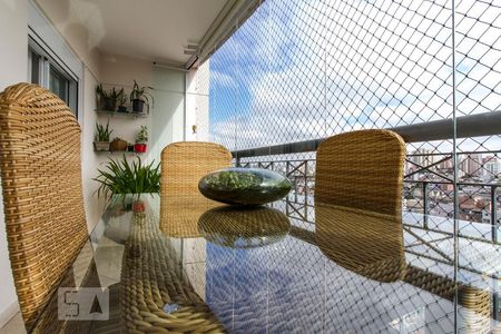 Mesa sobre a varanda  de apartamento à venda com 3 quartos, 96m² em Parque da Vila Prudente, São Paulo