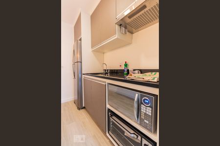 Cozinha de kitnet/studio para alugar com 1 quarto, 37m² em Campo Belo, São Paulo