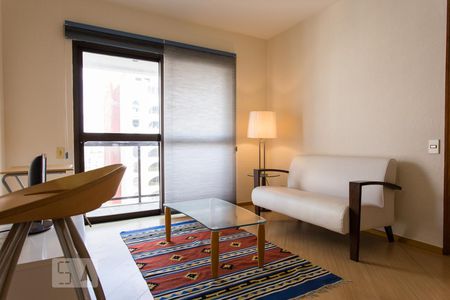 Sala de apartamento para alugar com 1 quarto, 45m² em Jardim Paulista, São Paulo