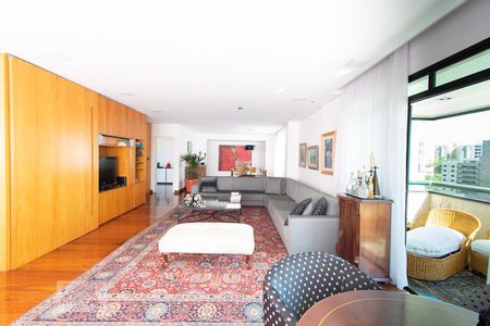 Sala de apartamento para alugar com 4 quartos, 220m² em Luxemburgo, Belo Horizonte