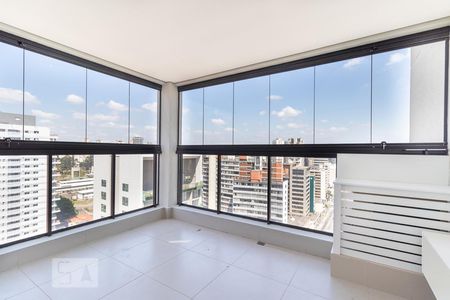 Studio - varanda de kitnet/studio para alugar com 1 quarto, 32m² em Jardim Paulista, São Paulo