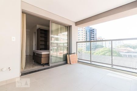 Varanda de kitnet/studio para alugar com 1 quarto, 29m² em Vila Cordeiro, São Paulo