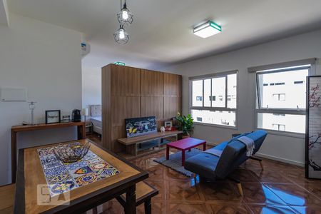 Sala de apartamento para alugar com 1 quarto, 51m² em Melville Empresarial Ii, Barueri