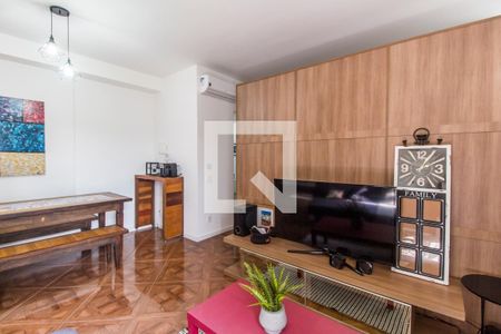 Sala de TV de apartamento à venda com 1 quarto, 51m² em Melville Empresarial Ii, Barueri