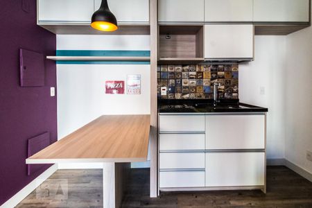 Cozinha de kitnet/studio à venda com 1 quarto, 37m² em Barra Funda, São Paulo