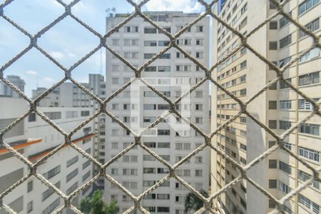 Vista da Sala de apartamento para alugar com 3 quartos, 90m² em Higienópolis, São Paulo