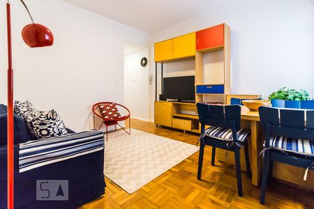 Sala de apartamento para alugar com 1 quarto, 50m² em Perdizes, São Paulo