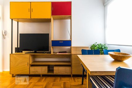 Sala de apartamento para alugar com 1 quarto, 50m² em Perdizes, São Paulo