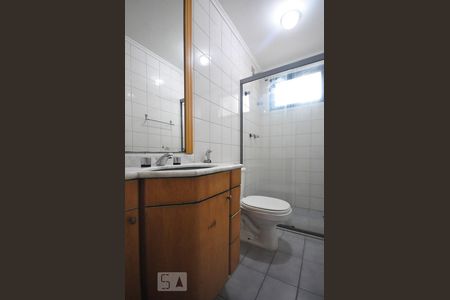 Banheiro suíte 1 de apartamento à venda com 3 quartos, 145m² em Parque Bairro Morumbi, São Paulo