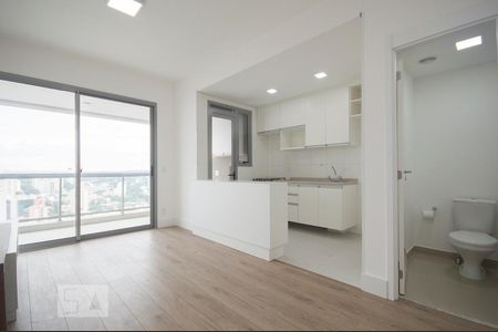 Sala de apartamento para alugar com 1 quarto, 53m² em Santo Amaro, São Paulo