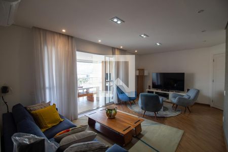 Sala de apartamento para alugar com 3 quartos, 130m² em Chácara Santo Antônio (zona Sul), São Paulo