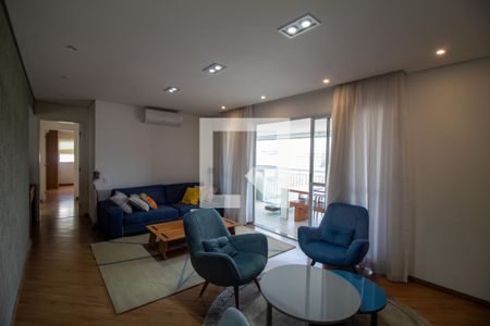 Sala de apartamento para alugar com 3 quartos, 130m² em Chácara Santo Antônio (zona Sul), São Paulo