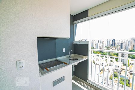 Varanda Gourmet de apartamento à venda com 2 quartos, 67m² em Vila Guarani (z Sul), São Paulo