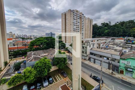sala vista de apartamento à venda com 1 quarto, 53m² em Cambuci, São Paulo