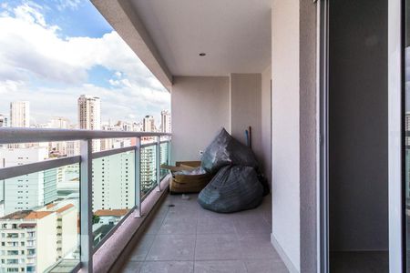 Varanda de kitnet/studio à venda com 1 quarto, 33m² em Barra Funda, São Paulo