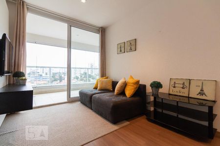 Sala de apartamento para alugar com 1 quarto, 44m² em Brooklin Paulista, São Paulo