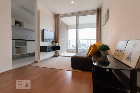 Sala de apartamento para alugar com 1 quarto, 44m² em Brooklin Paulista, São Paulo