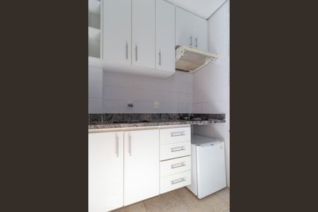 Cozinha de kitnet/studio à venda com 1 quarto, 34m² em Centro, Belo Horizonte