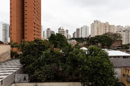 Vista de apartamento à venda com 1 quarto, 46m² em Moema, São Paulo