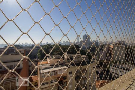 Sala varanda vista de apartamento para alugar com 1 quarto, 47m² em Pinheiros, São Paulo