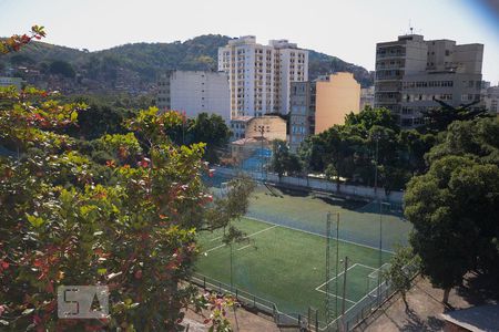 Vista sala de apartamento à venda com 3 quartos, 73m² em Grajaú, Rio de Janeiro