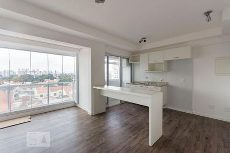 Sala/Cozinha de apartamento para alugar com 1 quarto, 37m² em Campo Belo, São Paulo