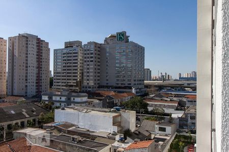 Vista da janela da sala  de apartamento para alugar com 1 quarto, 33m² em Brás, São Paulo
