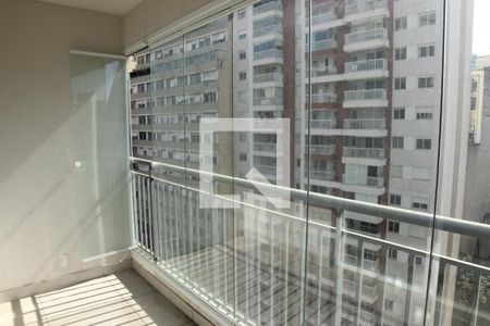 Varanda da Sala de apartamento para alugar com 1 quarto, 42m² em Centro, São Paulo