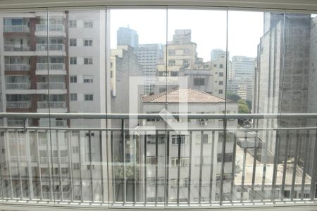 Varanda da Sala de apartamento para alugar com 1 quarto, 42m² em Centro, São Paulo