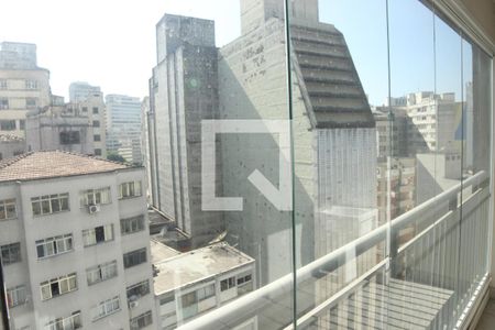 Varanda da Sala de apartamento para alugar com 1 quarto, 42m² em Centro, São Paulo