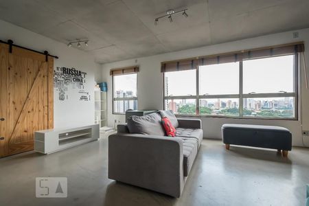 Sala de apartamento para alugar com 1 quarto, 69m² em Jardim das Acácias, São Paulo