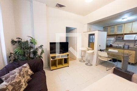 Sala de apartamento para alugar com 1 quarto, 40m² em Copacabana, Rio de Janeiro