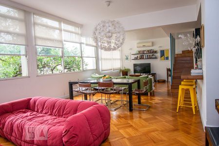 Sala de apartamento para alugar com 4 quartos, 233m² em Laranjeiras, Rio de Janeiro