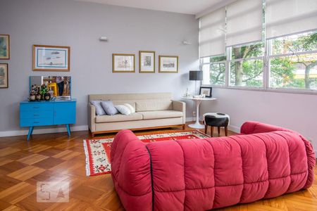 Sala de apartamento para alugar com 4 quartos, 233m² em Laranjeiras, Rio de Janeiro