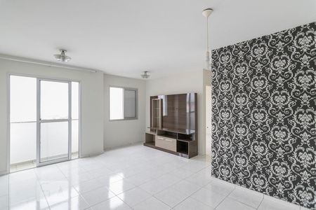 Sala de apartamento para alugar com 1 quarto, 60m² em Vila Valparaíso, Santo André