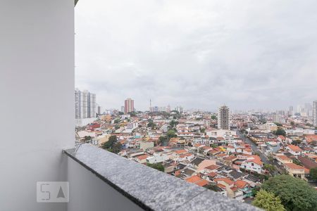Varanda de apartamento à venda com 1 quarto, 60m² em Vila Valparaíso, Santo André