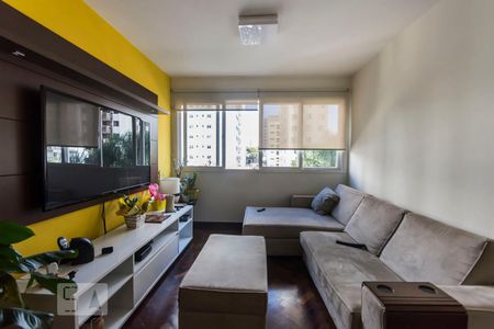 Sala de apartamento para alugar com 2 quartos, 95m² em Indianópolis, São Paulo