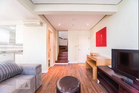 Sala de apartamento para alugar com 2 quartos, 69m² em Moema, São Paulo