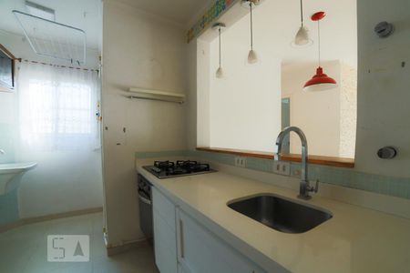 Cozinha de apartamento à venda com 2 quartos, 53m² em Jardim Caravelas, São Paulo