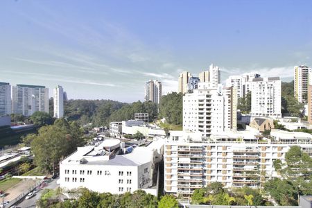 Vista da varanda de apartamento para alugar com 1 quarto, 39m² em Panamby, São Paulo