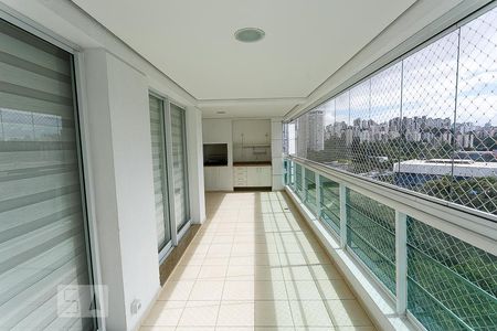 Varanda gourmet de apartamento à venda com 4 quartos, 176m² em Parque do Morumbi, São Paulo