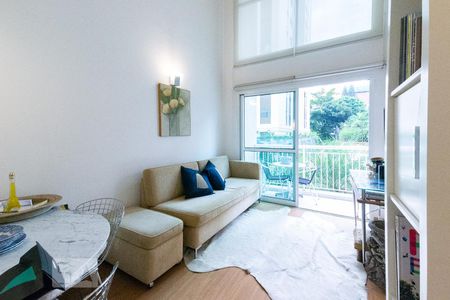 Sala de apartamento à venda com 1 quarto, 58m² em Vila Nova Conceição, São Paulo