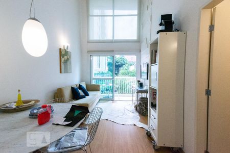 Sala de apartamento à venda com 1 quarto, 58m² em Vila Nova Conceição, São Paulo