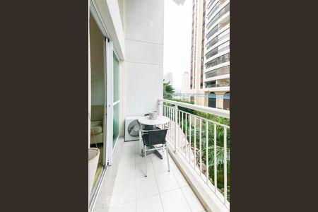 Varanda Sala de apartamento à venda com 1 quarto, 58m² em Vila Nova Conceição, São Paulo