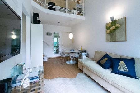 Sala de apartamento à venda com 1 quarto, 58m² em Vila Nova Conceição, São Paulo