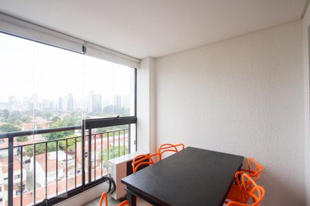 Varanda de kitnet/studio à venda com 1 quarto, 37m² em Vila Cordeiro, São Paulo