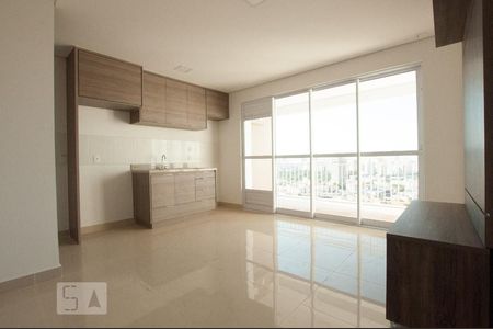 Sala e Cozinha de apartamento para alugar com 1 quarto, 52m² em Setor Bueno, Goiânia